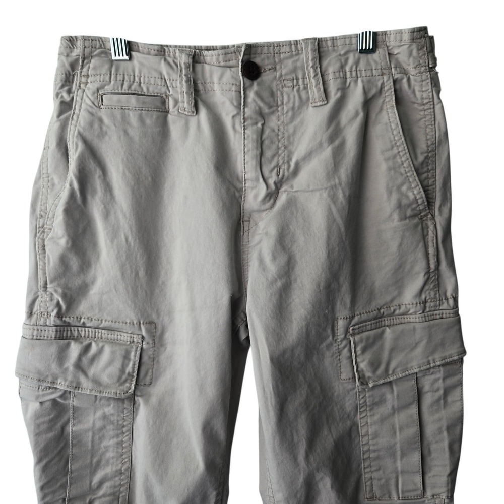 American Eagle Mens Slim Lived-In Cargo Flex Pants Tan‎ Beige 29x30 03873